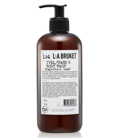 L:A Bruket No. 194 Grapefruit Leaf Hand & Body Wash 450 ml