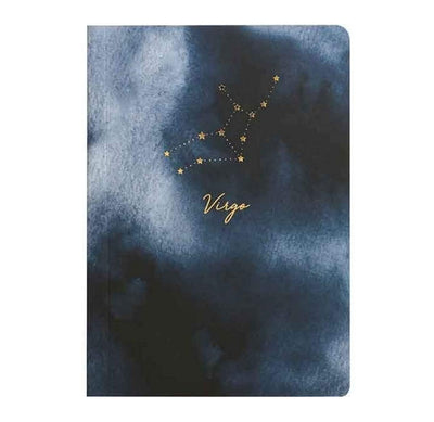 Portico Designs Constellations Softcover Lined Pocket Journal Notebook, Small 4 x 6-Inches, Virgo