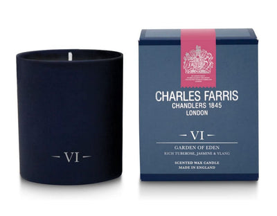 Charles Farris Home scents Candle-Glass-Garden of Eden