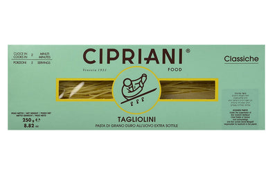 Cipriani Food Tagliolini Extra Thin Egg Pasta 8.82 Oz.