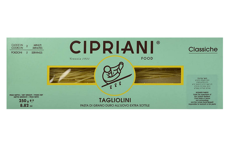 Cipriani Food Tagliolini Extra Thin Egg Pasta 8.82 Oz.