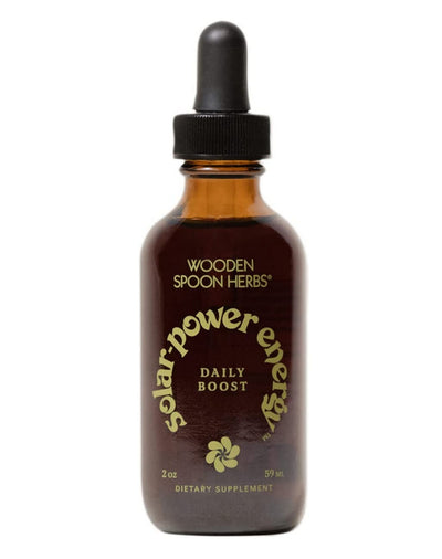 Wooden Spoon Herbs Solar-Powered Energy The Commune Collection Herbal Formula for Daily Boost of Your Natural Energy - 2 fl oz/59 ml