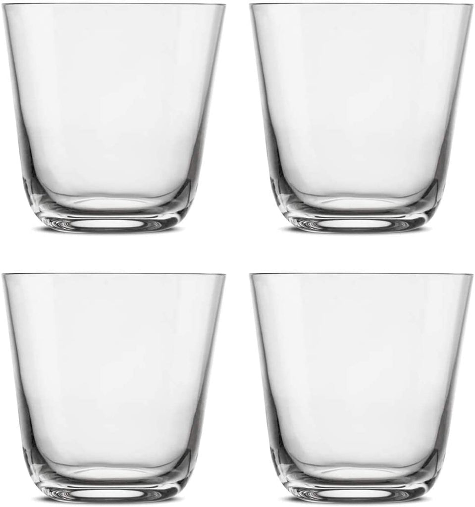 Nude Glass Caldera Crystal Long Drink Highball Glasses - 15.25 oz - Set of 4