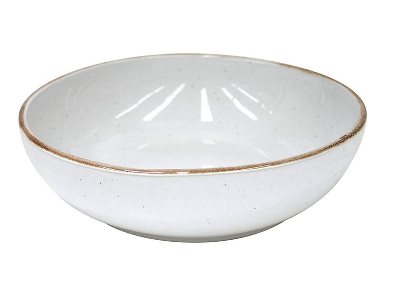 Casafina Sardegna Collection Stoneware Ceramic Pasta/Serving Bowl 11.75", White