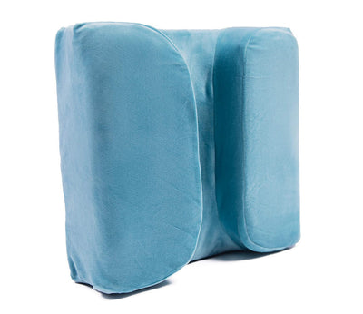 The LaySee Pillow - The Pillow Designed with Your Glasses in Mind - Pillow with Plush Pillow Case (Blue)