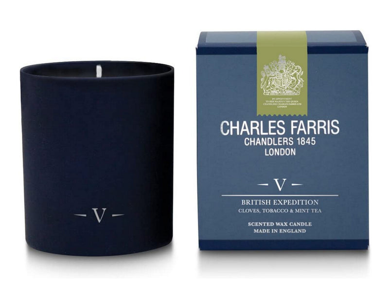 Charles Farris Home scents Candle-Glass-British Expedition
