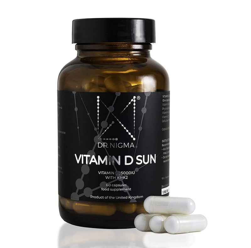 Dr. Nigma Vitamin D Sun 5000 IU with K1 K2 60 caps