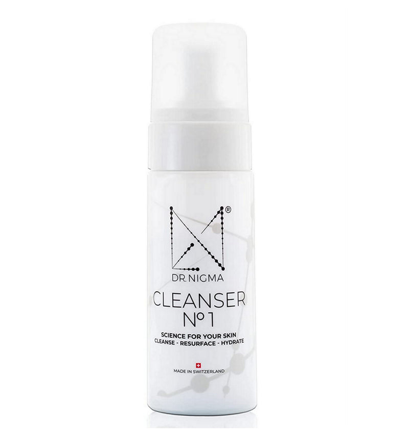 Dr. Nigma CLEANSER NO 1 with Zeolite, Glycolic Acid, Hyaluronic Acid for Gentle Exfoliation and Hydrating - 120 mL