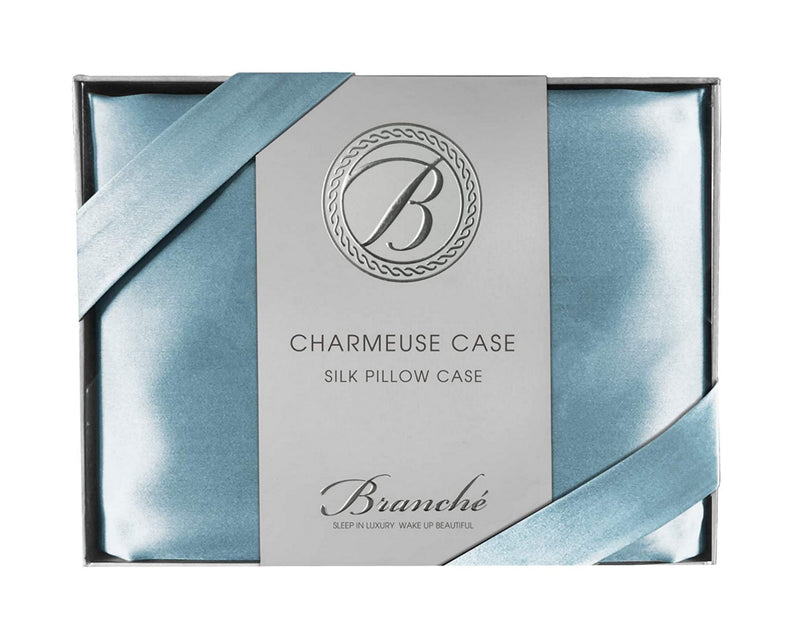 Branche - Blue Charmeuse Case Queen/Standard by Branche