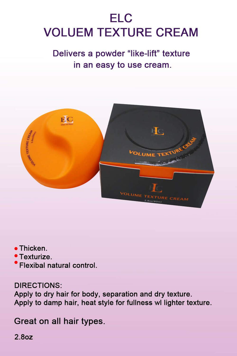 ELC Dao of Hair Volume Texture Cream 2.8 oz / 80 ml - Thickens - Texturizes - Flexible Natural Control