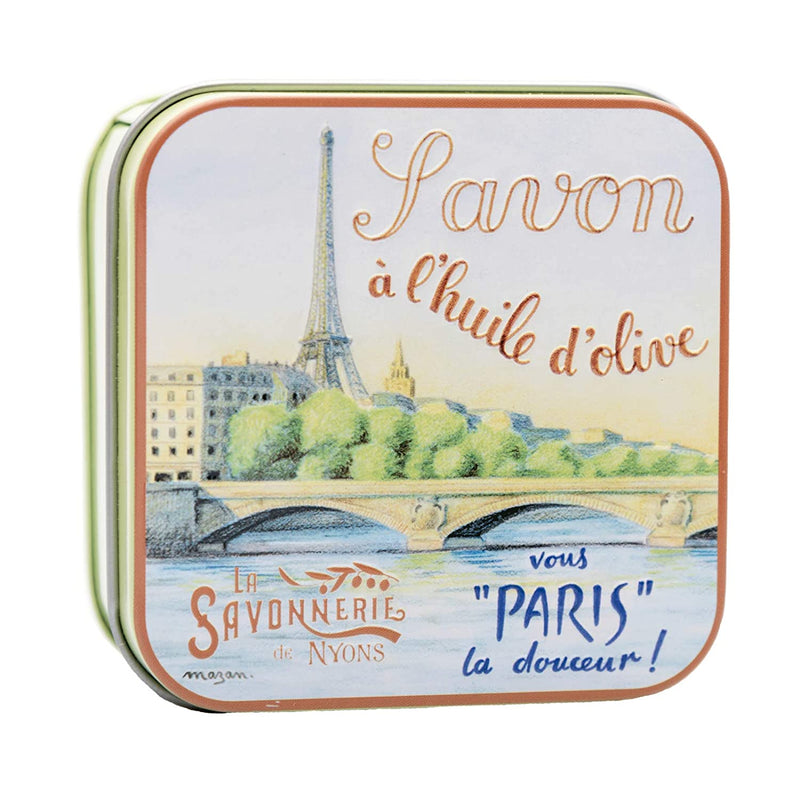 La Savonnerie de Nyons, Soap in A Tin Box La Seine, 100 g