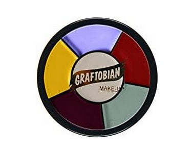 Graftobian Pro F/X Rubber Mask Grease Wheel - 1 Ounce - Trauma