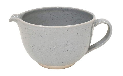 Casafina Fattoria Collection Stoneware Ceramic Batter Bowl 69 oz, Grey