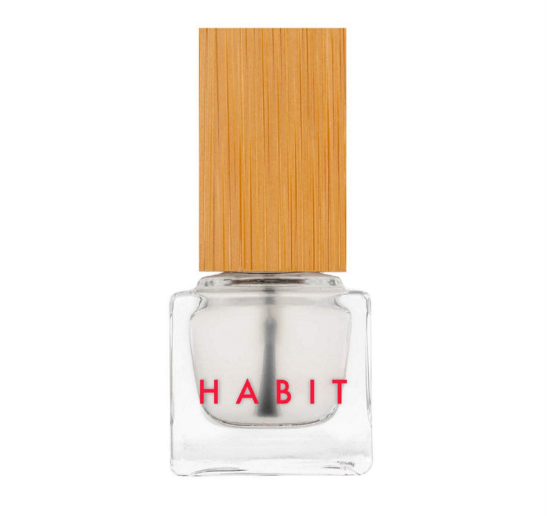 Habit Cosmetics Nail Polish - Top Coat - Non Toxic Strengthening Glossy Top Coat