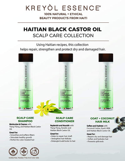 KREYOL ESSENCE Haitian Black Castor Oil Conditioner, 8 OZ