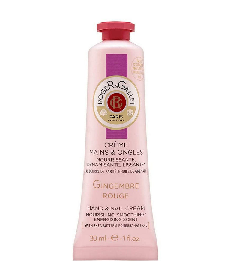 Roger & Gallet Gingembre Rouge Hand & Nail Cream for Women, 1 Ounce
