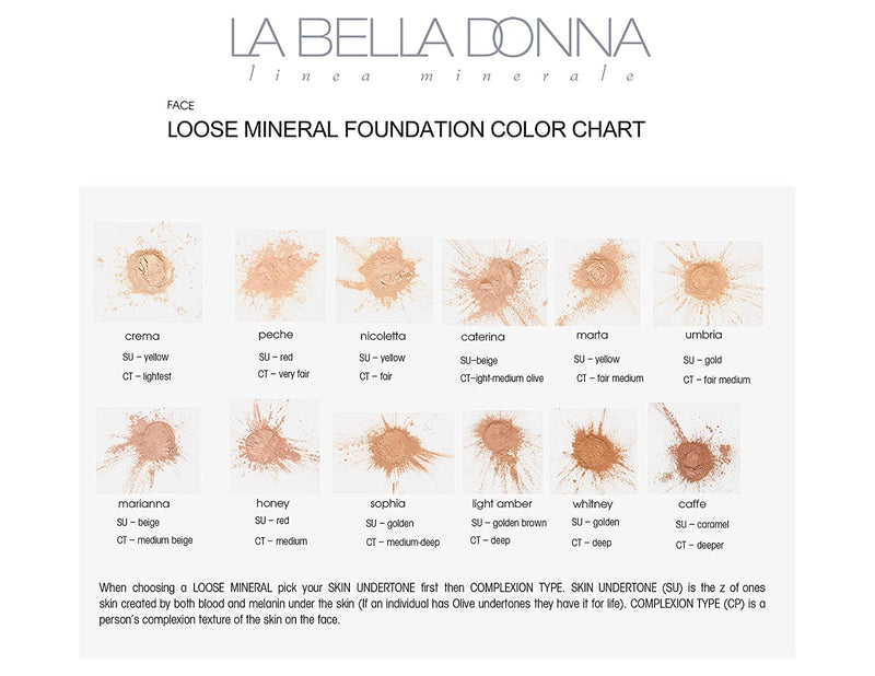 La Bella Donna Loose Mineral Foundation SPF 50 | 10g - Caterina