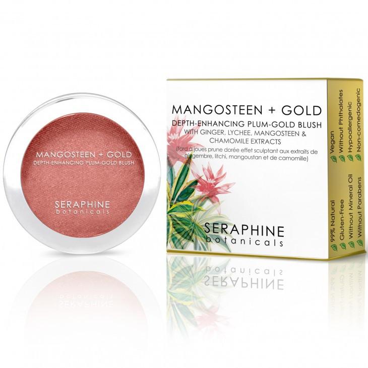 Seraphine Botanicals Mangosteen + Gold - Depth-Enhancing Plum-Gold Blush