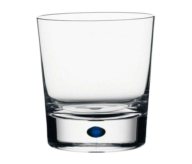 Orrefors 6257441 Intermezzo Double Old Fashioned Glass, Clear/Blue