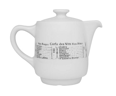 Pillivuyt Brasserie Coffee/Tea Pot, 18 Ounce Capacity