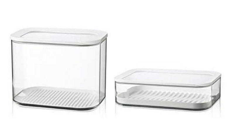 Rosti Modula Storage Box with Clear Lid 2000-Millilitre Capacity Cheese box