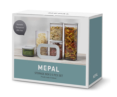 Rosti Mepal Modula Starter Set of 5 Food Storage Boxes