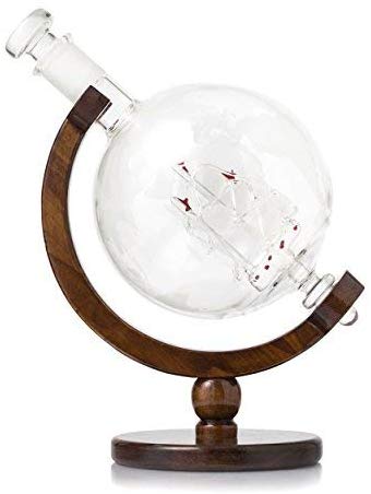 The Wine Savant World Decanter With 2 Glasses