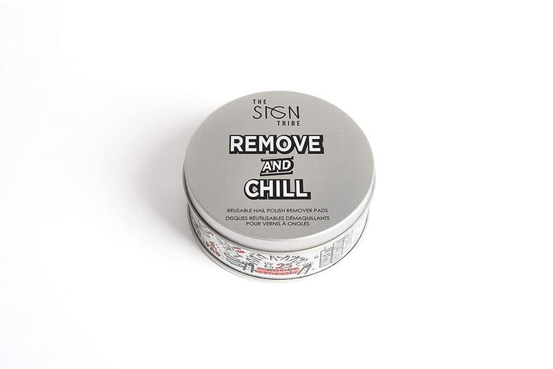 The Sign Tribe Remove and Chill Reusable Nail Polish Remover Pads