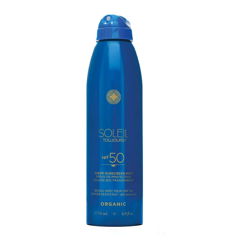 Soleil Toujours Organic Sheer Sunscreen Mist SPF 50