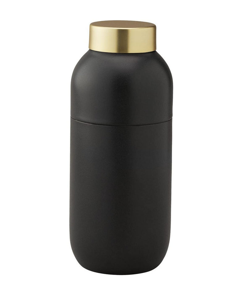 Stelton Collar Coctail Shaker 500 ml Measuring cup 2 & 4 cl, cotton, black-gold
