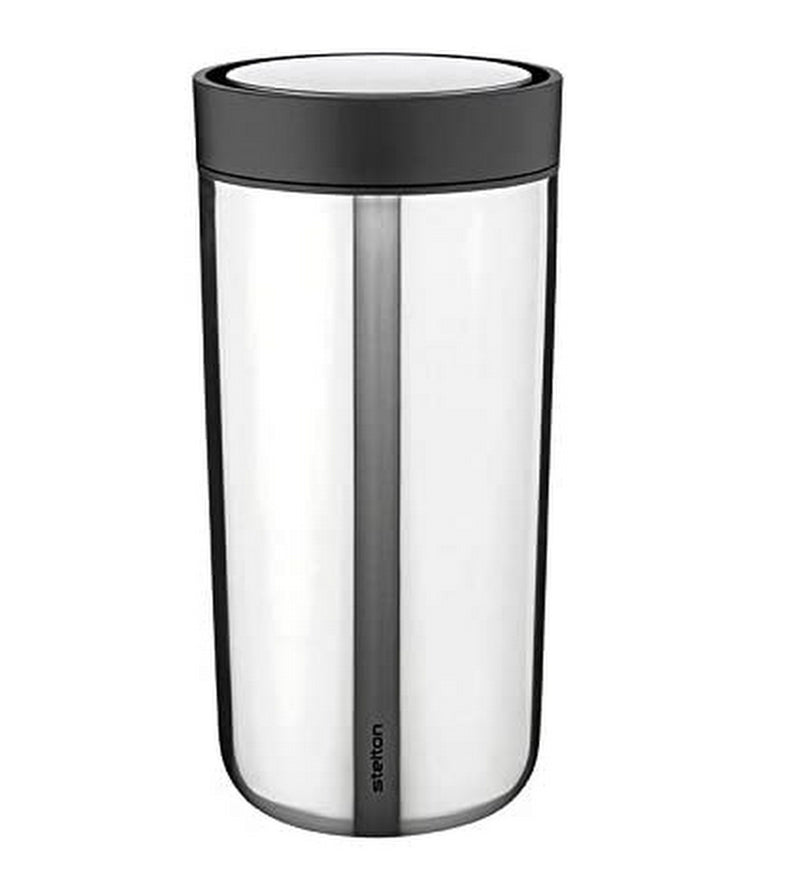 Stelton Click To Go Cup Steel 11.5 Oz