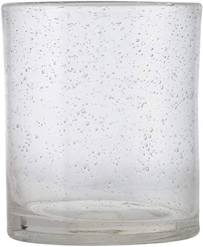 Pack of 6 Tag Bubble Double Old Fashioned Glasses, 15 Oz, Clear