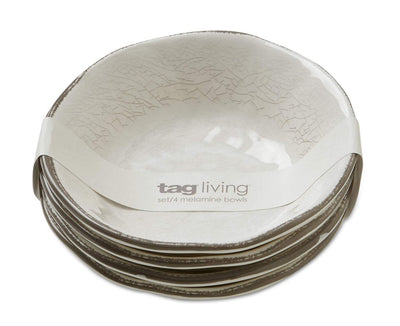 Tag - Veranda Melamine Bowl, Durable, BPA-Free and Great for Outdoor or Casual Meal