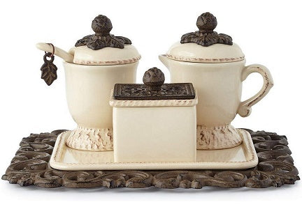GG Collection Creamer/Sweetener Set On Tray