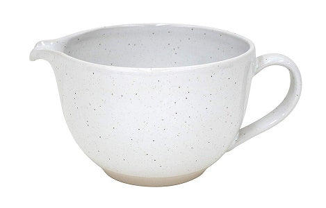 Casafina Fattoria Collection Stoneware Ceramic Batter Bowl 69 oz, White